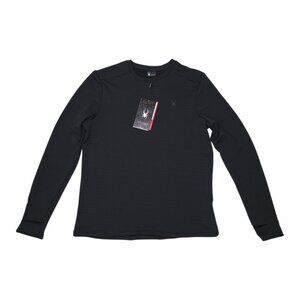 Spyder Active Mens Medium Long Sleeve Performance Shirt With Thumbhole Slits